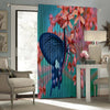Awesome hoodied 3D all print  FLOWERS AND BUTTERFLY Curtains  skull - VNC0035
