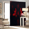 Awesome hoodied 3D all print VIKING Pattern Curtains  skull - VNC0040