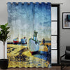 Awesome hoodie Fishing Vessel North Sea Shrimp Cutter Port 3D Grommet Window Curtains THC006