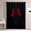 Awesome hoodied 3D all print VIKING Pattern Curtains  skull - VNC0040