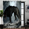 Awesome hoodied 3D all print  WOLF Curtains  skull - VNC0038