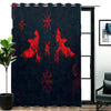 Awesome hoodied 3D all print VIKING Pattern Curtains  skull - VNC0041