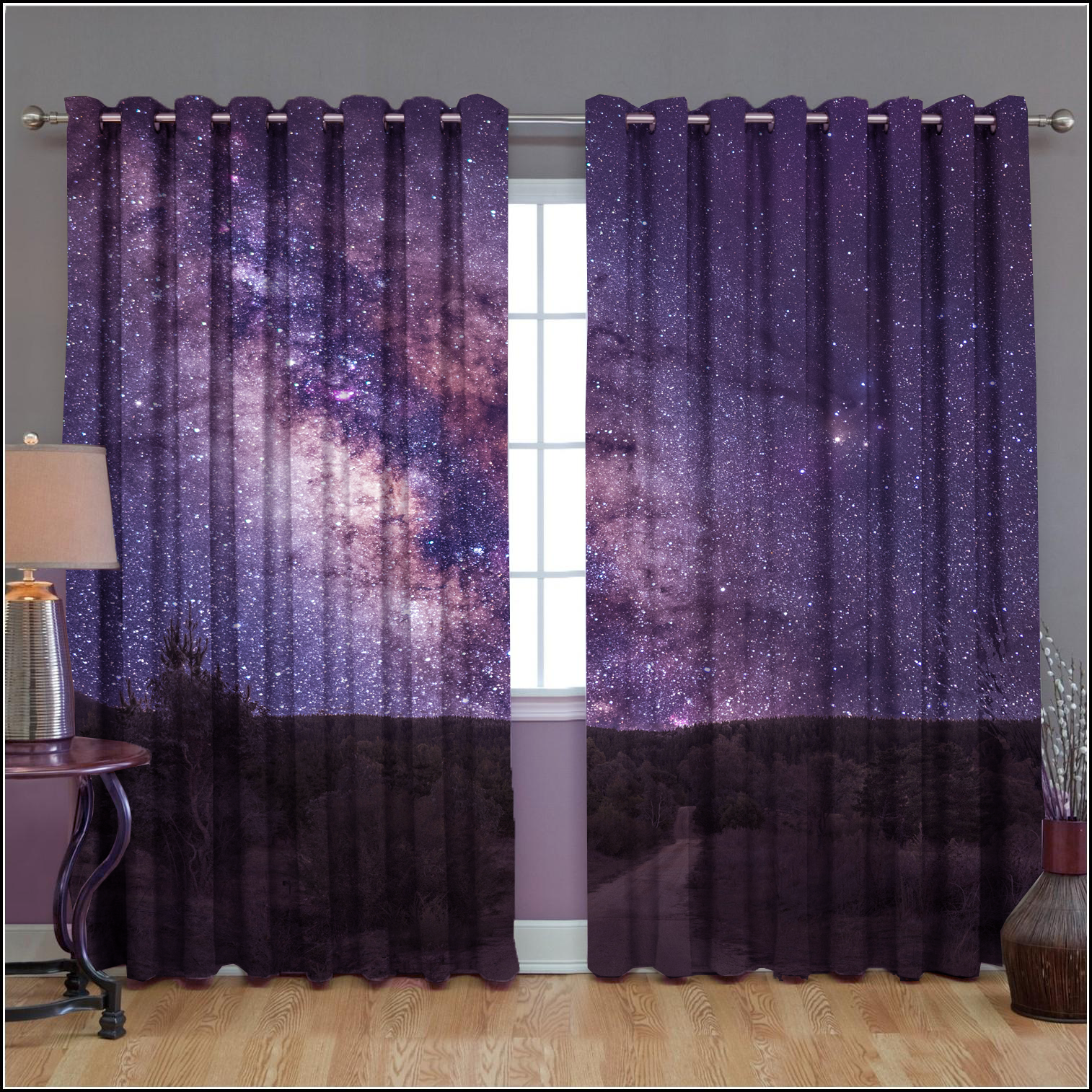 Awesome hoodied 3D all print Constellation Curtains  skull - VNC0047