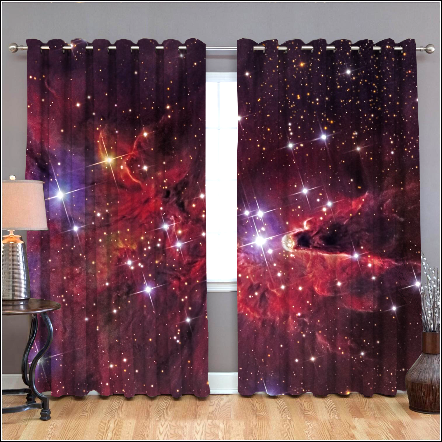 Awesome hoodied 3D all print Constellation Curtains  skull - VNC0046