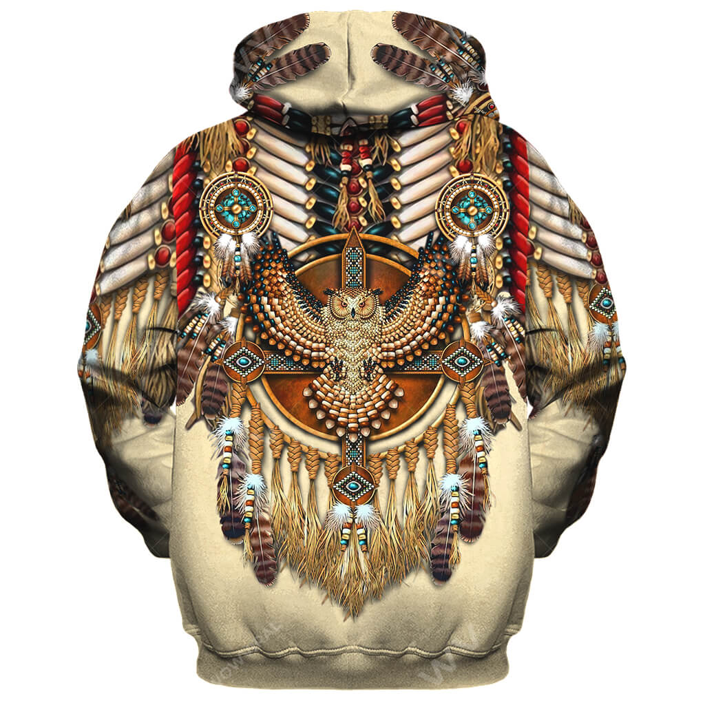 3D All Over Print  Native American HOODIES for Men and Women, T-Shirt, Zip Hoodies, Sweatshirt VN0040