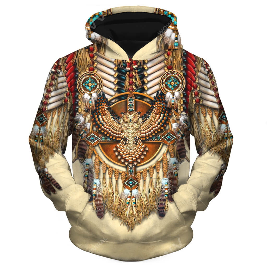 3D All Over Print  Native American HOODIES for Men and Women, T-Shirt, Zip Hoodies, Sweatshirt VN0040