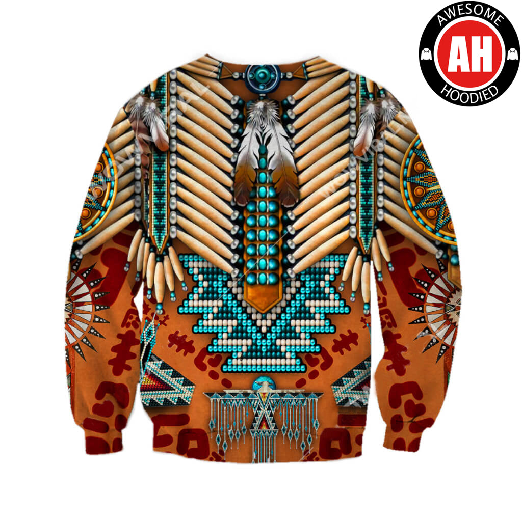 3D All Over Print  Native American HOODIES for Men and Women, T-Shirt, Zip Hoodies, Sweatshirt VN0043