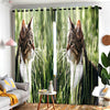Awesome hoodied 3D all print Love Cat Curtains  skull - VNC0032