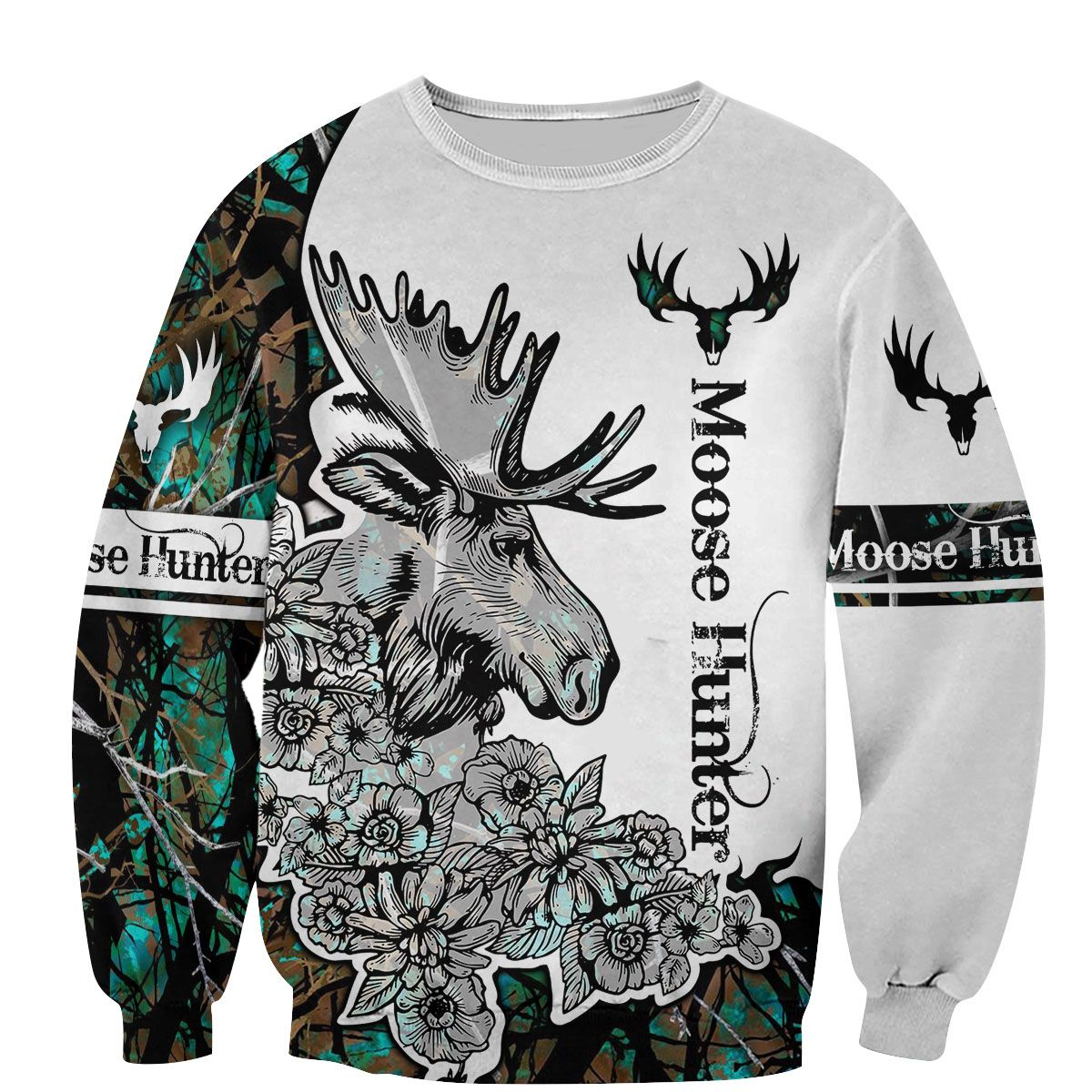 Awesome hoodie 3d all print Moose Hunting for Men and Women, T-Shirt, Zip Hoodies, Sweatshirt NQ309