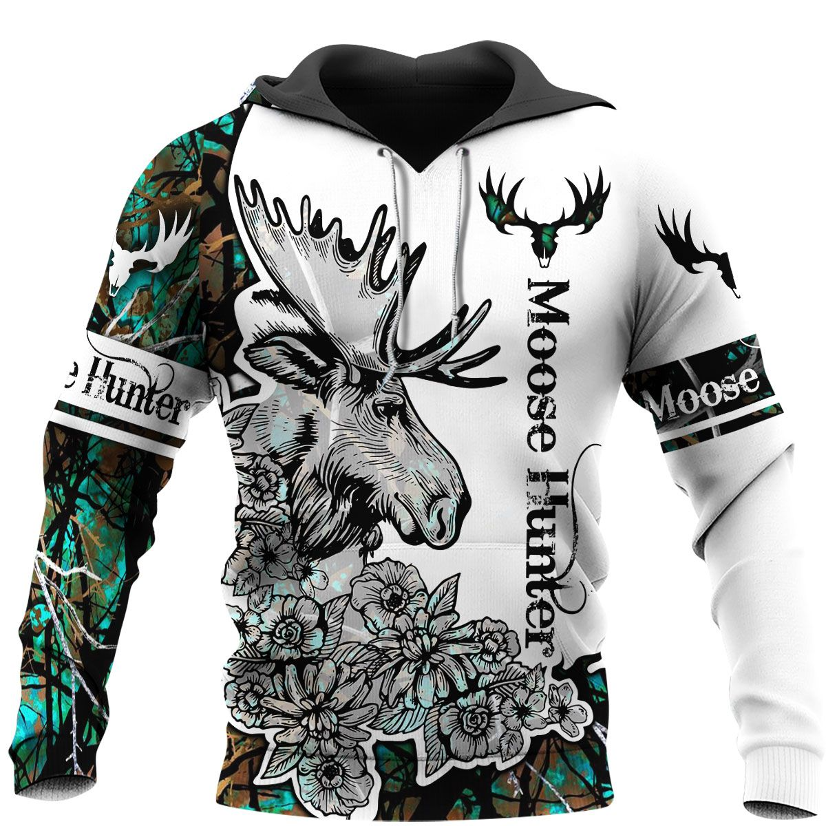 Awesome hoodie 3d all print Moose Hunting for Men and Women, T-Shirt, Zip Hoodies, Sweatshirt NQ309
