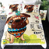 Awesome Hoodies - Pug – Be Wild Pug - Bedding Set QK3112
