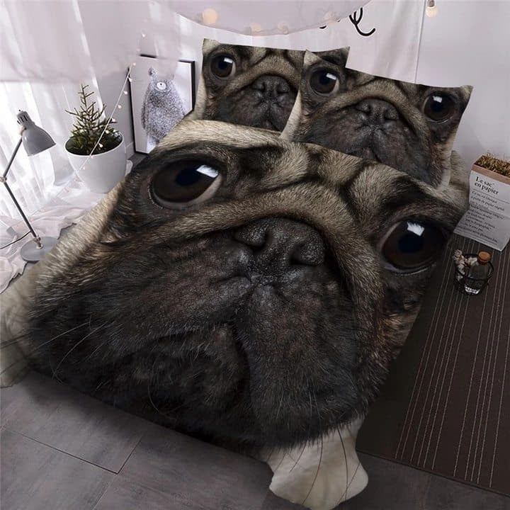 Awesome Hoodies - The Cutest Face - Bedding Set QK3122