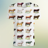 3D All Over Print Cow Hoodie &lt;White&gt;