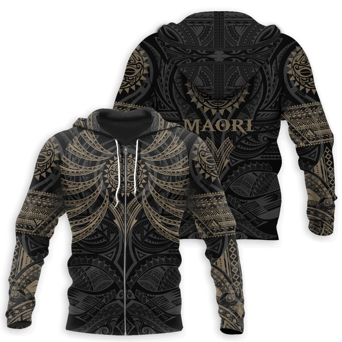 Awesome hoodie 3d all print Maori forMen and Women, T-Shirt, Zip Hoodies, Sweatshirt NQ385