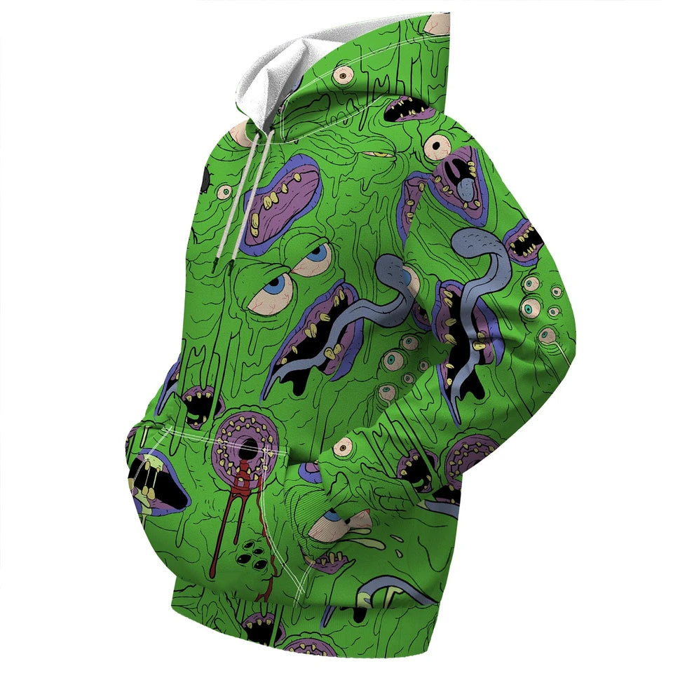 Awesome hoodie 3d all print Melted Frog for Men and Women, T-Shirt, Zip Hoodies, Sweatshirt NQ271