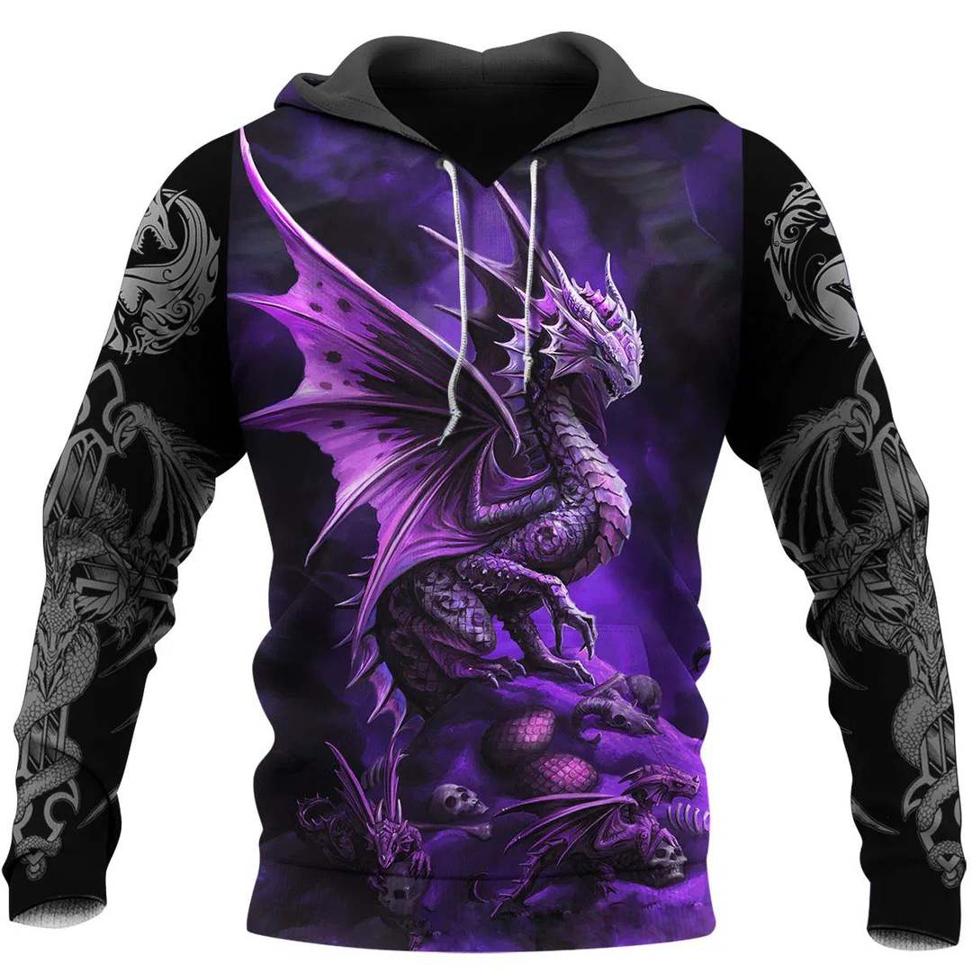 Awesome hoodie 3d all print The Mighty Dragon for Men and Women, T-Shirt, Zip Hoodies, Sweatshirt NQ0079