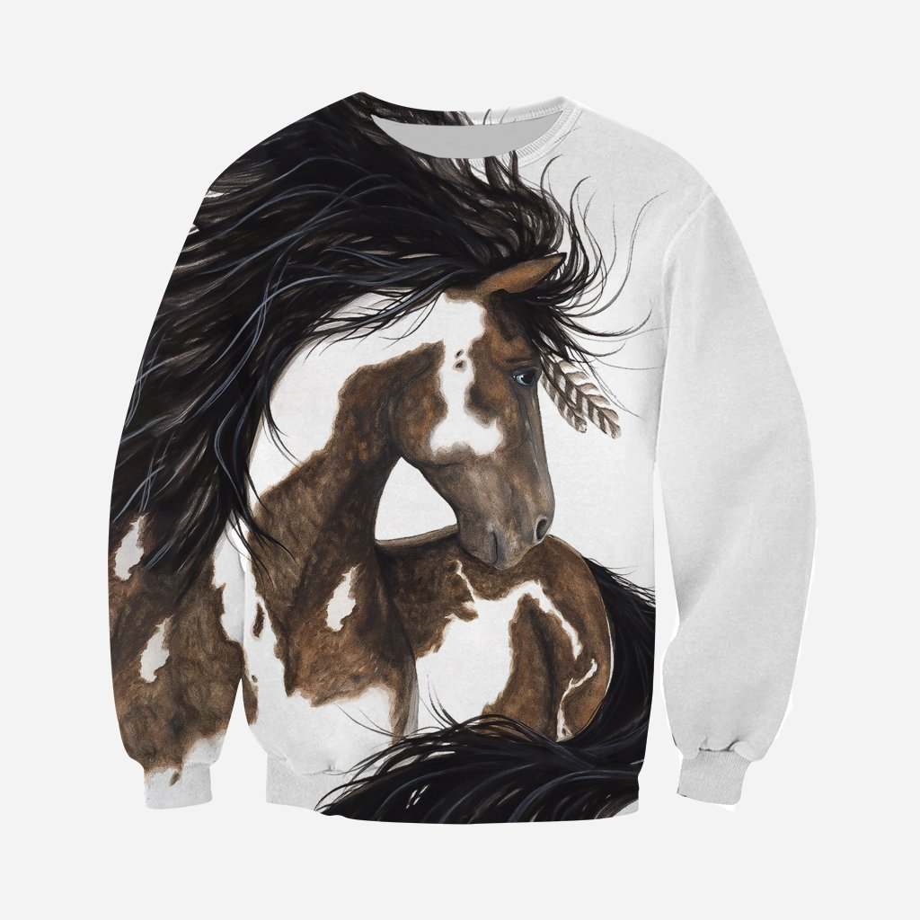 3D All Over Printed Boho Horse Shirts and Shorts