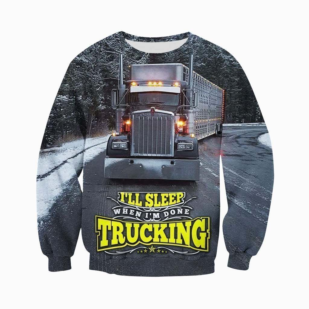 3D All Over Printed Winter Truck Shirts and Shorts