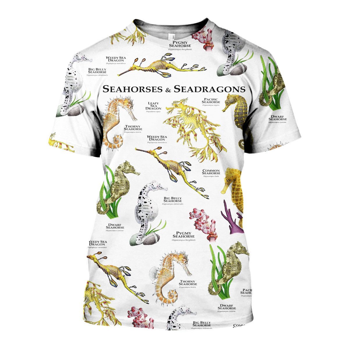 3D All Over Printed Seahorse Shirts And Shorts