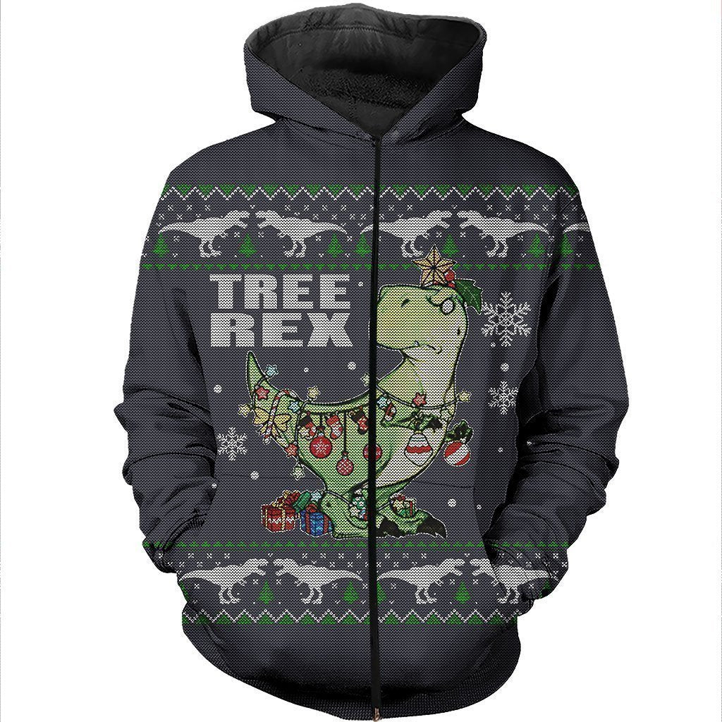 Awesome Hoodie Dinosaur Tree Rex for Men and Women HBC239