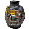 Awesome Hoodie Christmas Truck for Men and Women HBC345