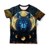 Awesome hoodie 3d all print Moon Wolf for Men and Women, T-Shirt, Zip Hoodies, Sweatshirt NQ284