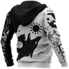 Awesome hoodie 3D ALL Print Skoll and Hati -Men and Women Zip Hoodies- ND016