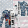 Awesome hoodie 3D ALL Print Skull – Proud To Have Served -Men and Women Zip Hoodies- ND022