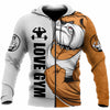 Awesome hoodie 3D ALL Print Gym Dog-Men and Women Zip Hoodies- ND025