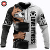 Awesome hoodie 3D ALL Print Love Fitness -Men and Women Zip Hoodies- ND027
