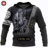 Awesome hoodie 3D ALL Print Viking God -Men and Women Zip Hoodies- ND029