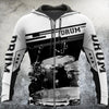 Awesome hoodie 3D ALL Print Drum music -Men and Women Zip Hoodies- ND030