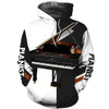 Awesome hoodie 3D ALL Print Piano Music 2 -Men and Women Zip Hoodies- ND033