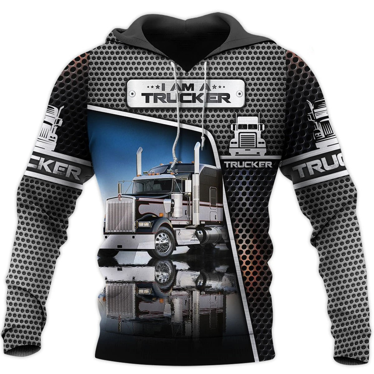 Awesome hoodie 3D ALL Print Truck -Men and Women Zip Hoodies- ND042