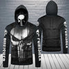 Awesome hoodie 3D ALL Print Punisher + Mask -Men and Women Zip Hoodies- ND045