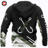 Awesome hoodie 3D ALL Print Fishing Bass Camo -Men and Women Zip Hoodies- ND047