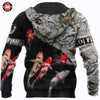 Awesome hoodie 3D ALL Print Koi fish underwater -Men and Women Zip Hoodies- ND048