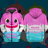 Awesome hoodie 3D ALL Print Mommy Shark -Men and Women Zip Hoodies- ND059