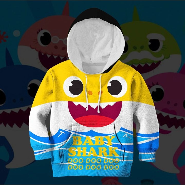 Awesome hoodie 3D ALL Print Baby Shark -Men and Women Zip Hoodies- ND060