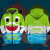 Awesome hoodie 3D ALL Print Grandpa Shark -Men and Women Zip Hoodies- ND061