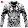 Awesome hoodie 3D ALL Print White Tiger -Men and Women Zip Hoodies- ND067