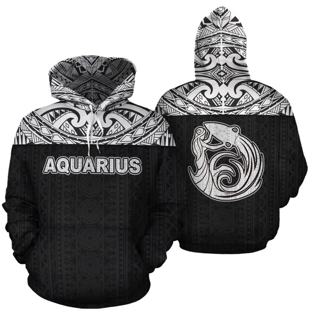 Awesome hoodie 3D ALL Print Aquarius Zodiac -Men and Women Hoodies- ND070