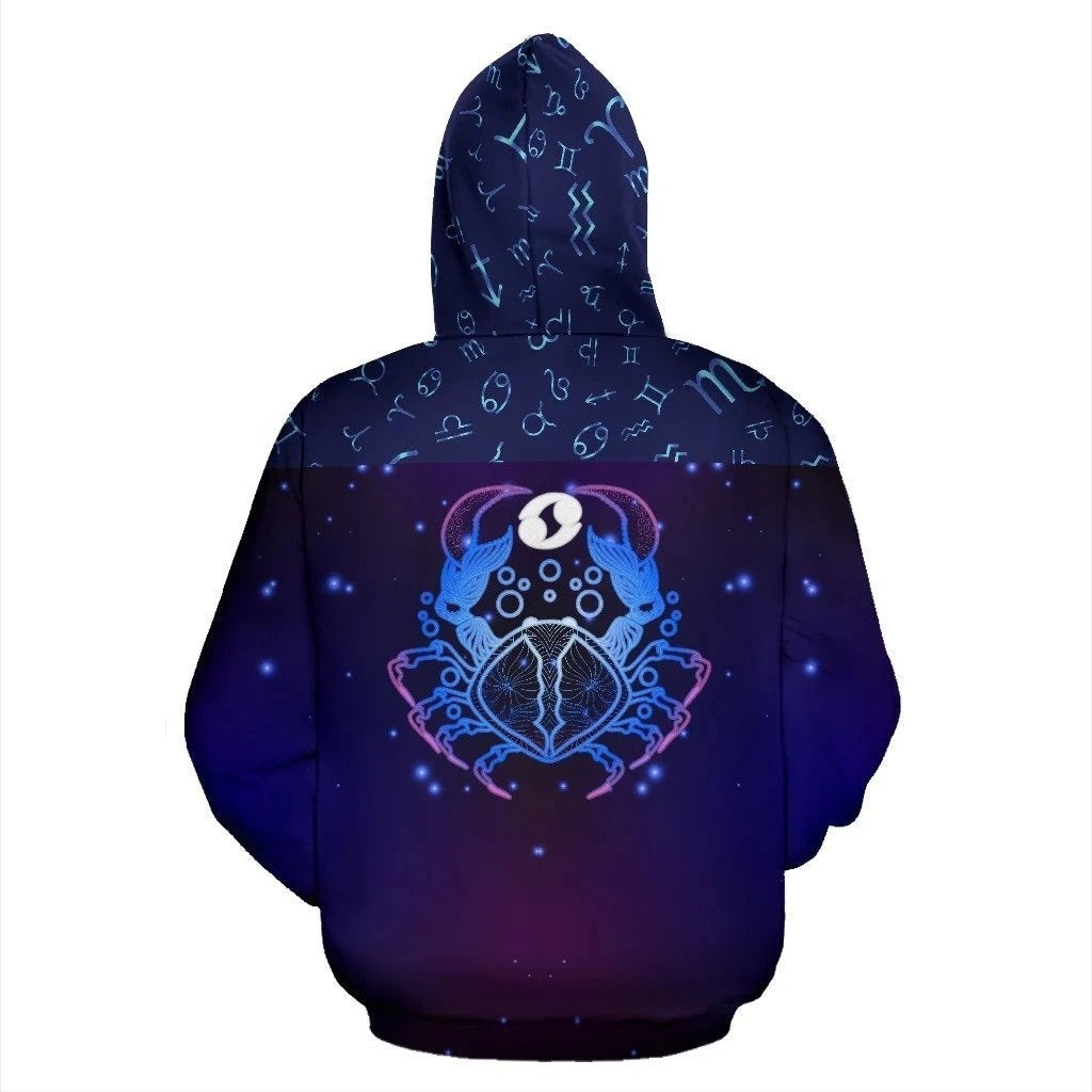 Awesome hoodie 3D ALL Print Cancer Zodiac -Men and Women Hoodies- ND071