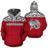 Awesome hoodie 3D ALL Print Capricorn Zodiac Red Version -Men and Women Hoodies- ND072