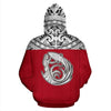 Awesome hoodie 3D ALL Print Aquarius Zodiac Red Version -Men and Women Hoodies- ND073