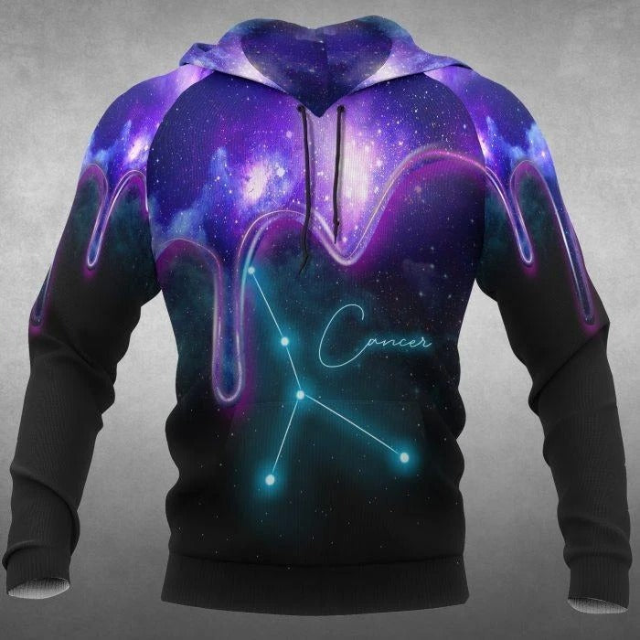 Awesome hoodie 3D ALL Print Cancer Galaxy -Men and Women Hoodies- ND076