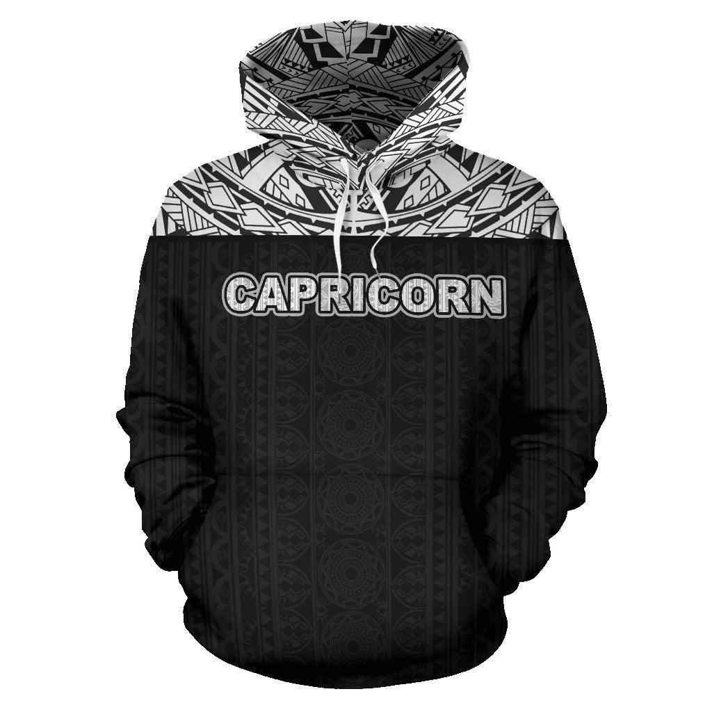 Awesome hoodie 3D ALL Print Capricorn Zodiac Black Version -Men and Women Hoodies- ND077
