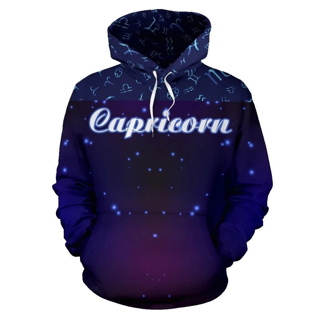 Awesome hoodie 3D ALL Print Capricorn Galaxy -Men and Women Hoodies- ND078