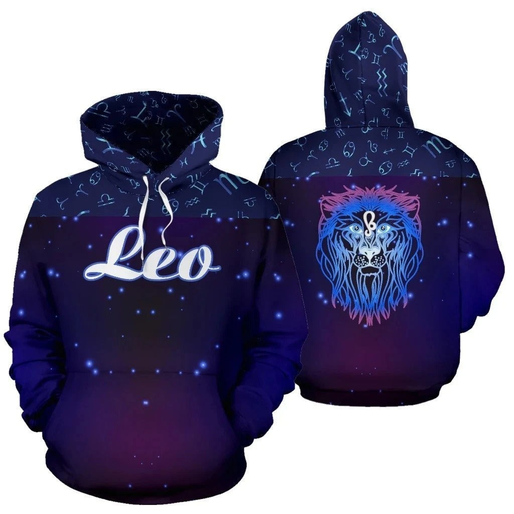 Awesome hoodie 3D ALL Print Leo Zodiac -Men and Women Hoodies- ND082