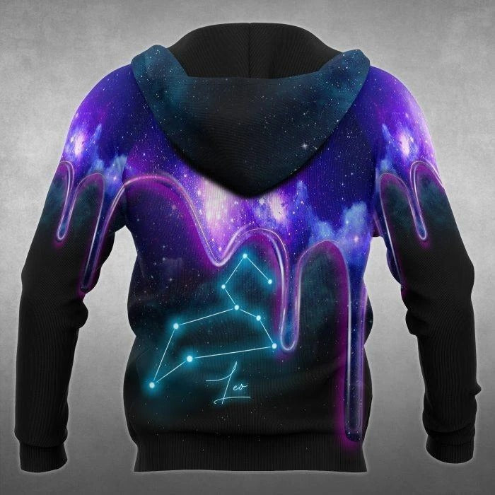 Awesome hoodie 3D ALL Print Leo Galaxy -Men and Women Hoodies- ND083